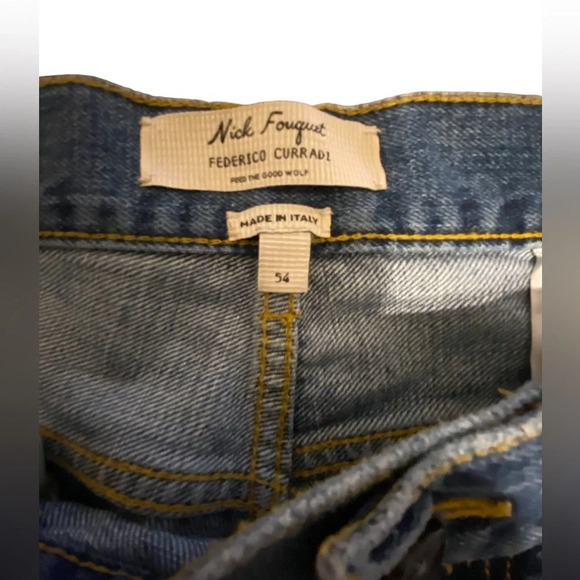 Nick Fouquet Uzzi Embroidered-motif Straight Leg Jeans - Picture 12 of 16